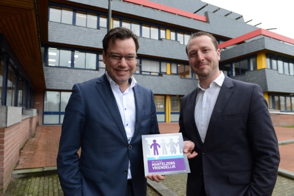 Wethouder Michiel Pijl en wethouder Samir Bashara
