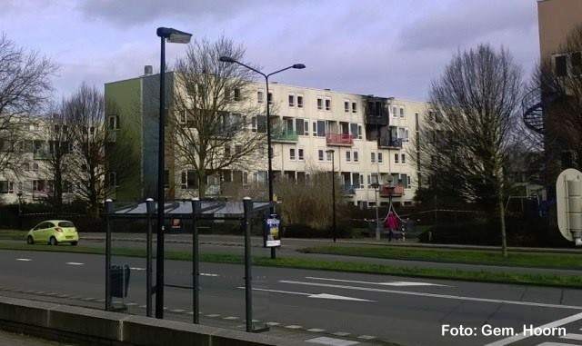 Brand in flat Westfriese Hof