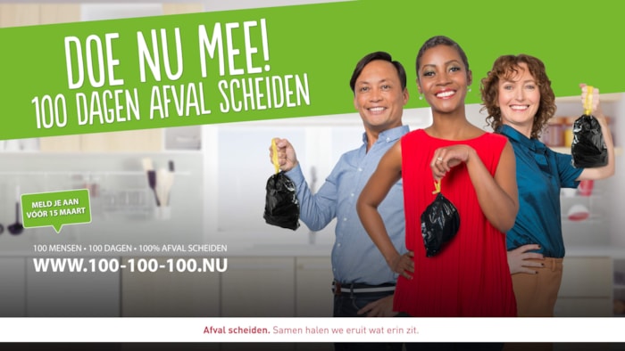 100% afval scheiden