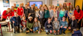 Op de foto