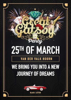 Flyer Great Gatsby