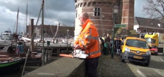 Opknapbeurt steiger haven Hoorn