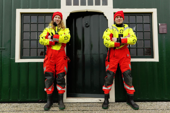 Demonstratie reddingsbrigade in Zuiderzeemuseum 1
