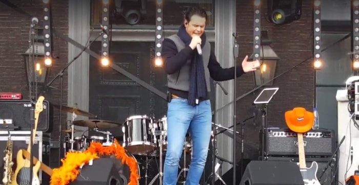 Henk Dissel op de Roode Steen