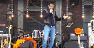 Henk Dissel op de Roode Steen