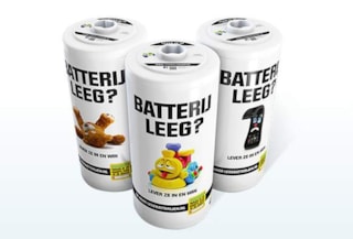 Batterij leeg lever ze in