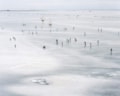 Schaatsers op de Zuiderzee - Wout Berger