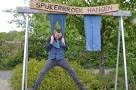 Spijkerbbroek hangen