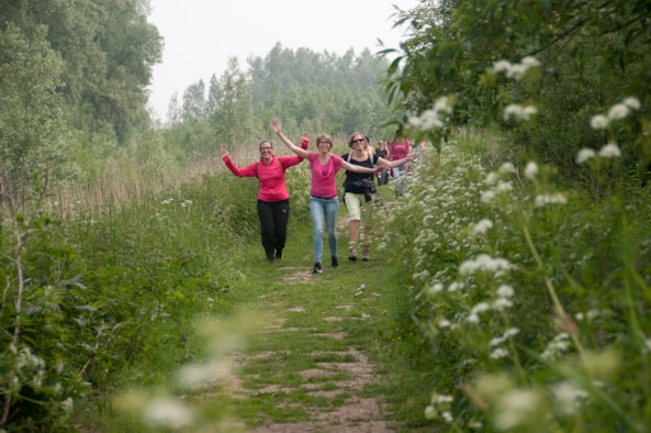 Vrouven lopen voor vrouwen