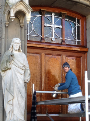 Koepelkerk deur