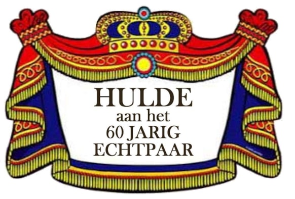 Hulde aan het 60 jarig echtpaar