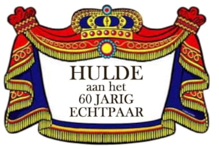 Hulde aan het 60 jarig echtpaar