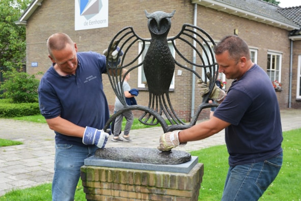 Terugplaatsing Uil bij de Eenhoorn