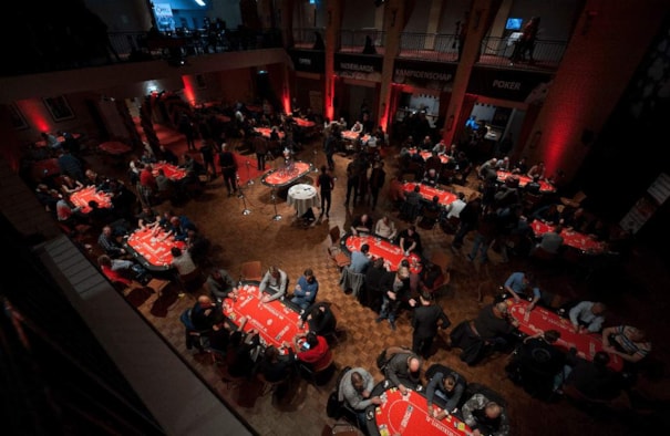 Pokeraars in actie
