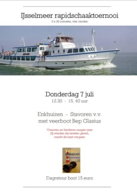 Affiche Rapidschaaktoernooi