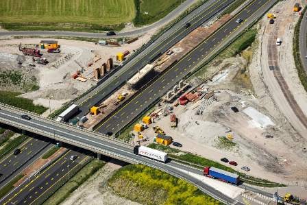 Aansluiting A7 met Hoorn-Noord