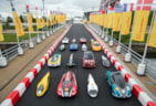 Diverse voertuigen Shell Eco-marathon Europe