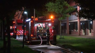 Brand aan de Patio