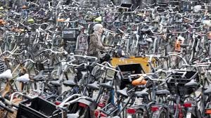 fietsen gestald