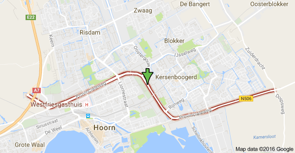 Kaart van Provinciale weg