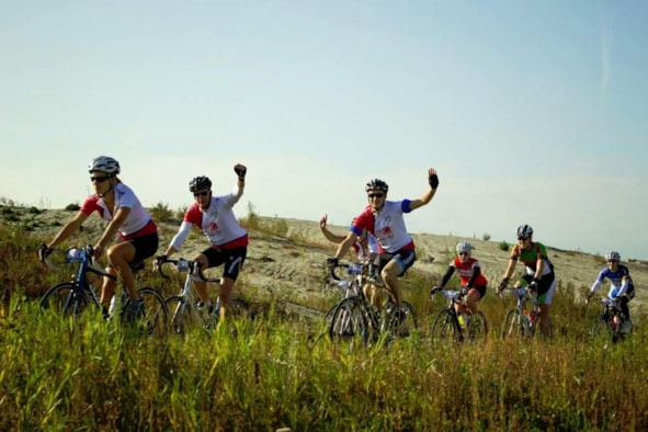 Fietsen voor het goede doel