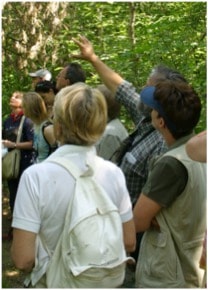 natuurgids in actie