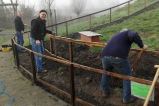 Konijnenpaleis in aanbouw