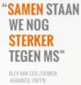Samen sterk tegen MS