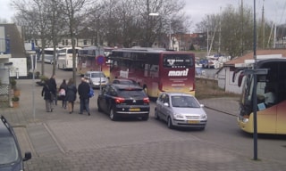Bussen in Hoornse binnenstad