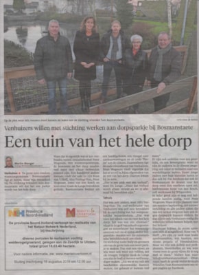 Artikel Dagblad voor West-Friesland 24-01-2017