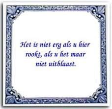 Tegel niet roken