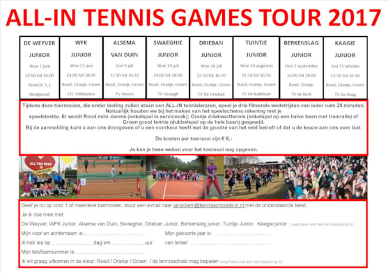 flyer ALL-IN junior tour