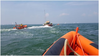 Brand zeiljacht