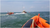 Brand zeiljacht