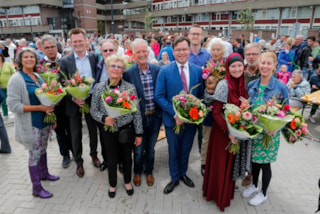 121 JH Buurtfeest Sterflats en uitreiking Eenhoornspeld