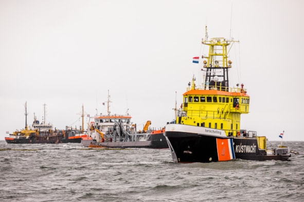 Sem van der Wal; Formaties van schepen op de Noordzee
