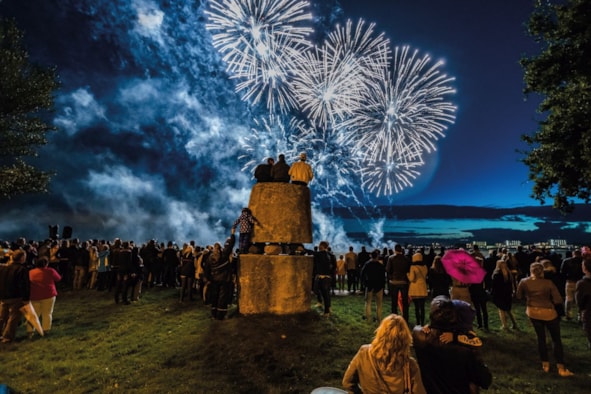 Vuurwerk op Westerdijk