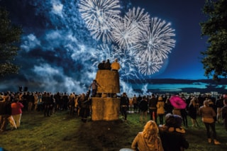 Vuurwerk op Westerdijk