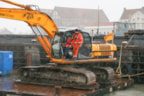 Bagger naar Marker Wadden