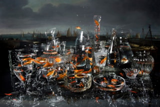 24 PB.Still-life with goldfish