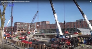 Demonteren heikraan