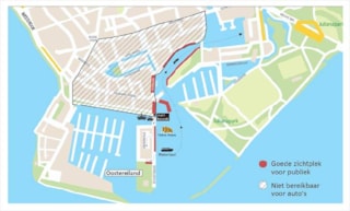 Route watertaxi met Koninklijk paar