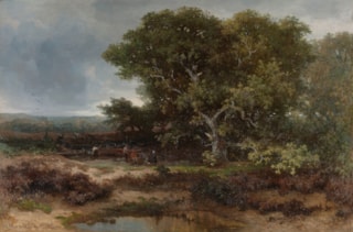 24 PB De heide bij Wolfheze - Johannes Warnardus Bilders, 1811 - 1890