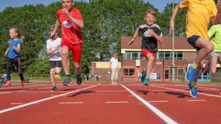 Sportief bezig