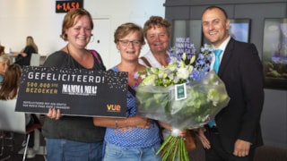 Gefeliciteerd 500000ste bezoeker