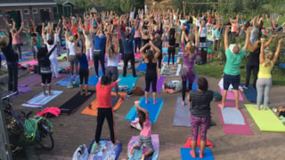 Yoga in de openlucht
