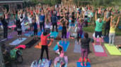 Yoga in de openlucht