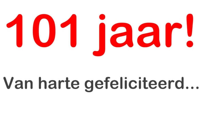 101 jaar