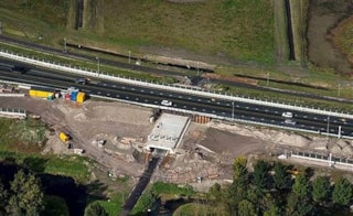 Overzichtsfoto fietsonderdoorgang Rijsdampad
