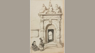 Oude Vrouwenpoortje te Hoorn Johannes Bosboom